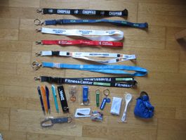 Schlüsselbänder 7 Keyholder + Schlüsselanhänger Beutel