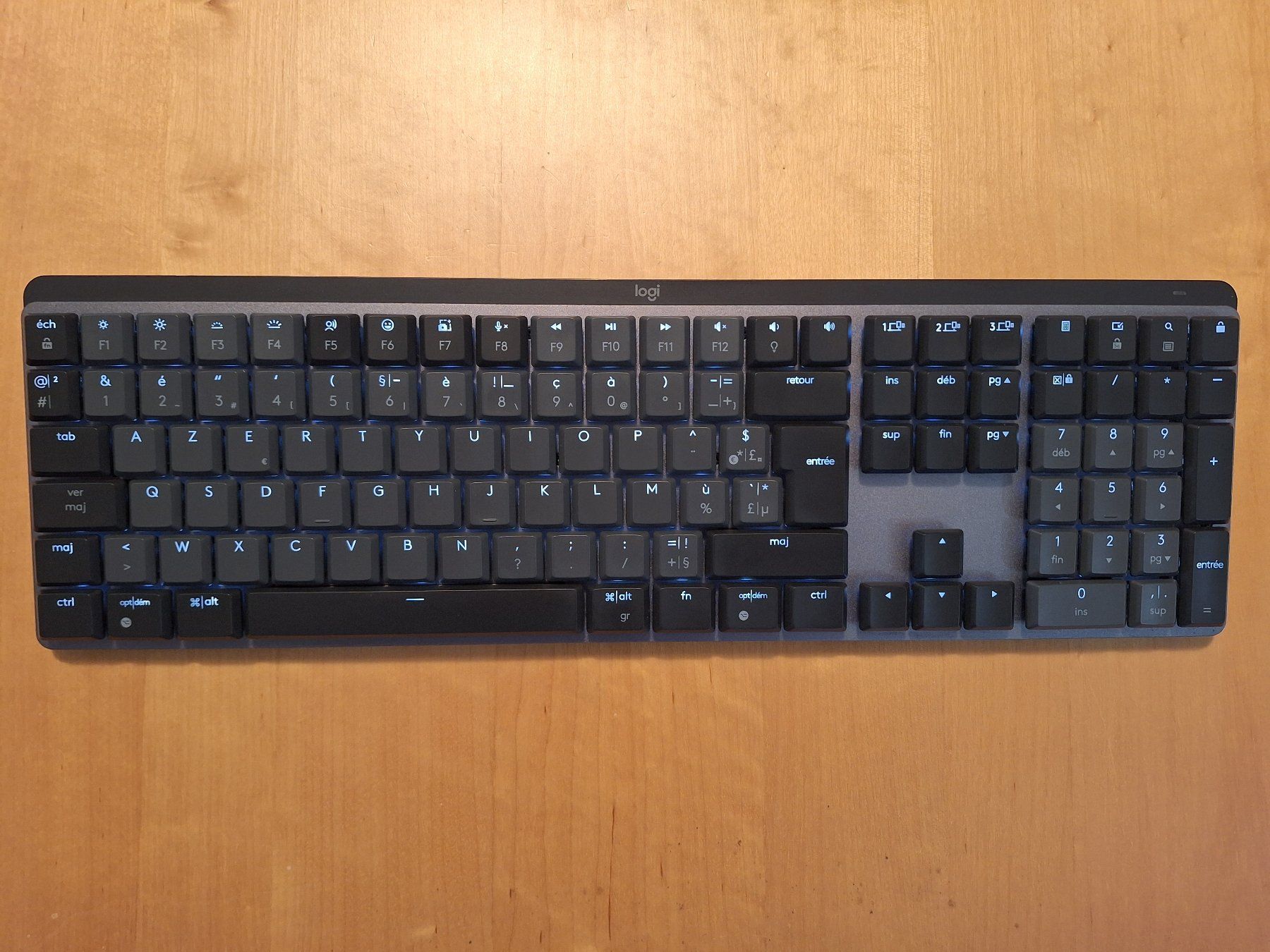Logitech Tastiere: Clavier Logitech MX Mechanical - AZERTY - FRENCH – Usato da GENEVE venduto da xxx59712
