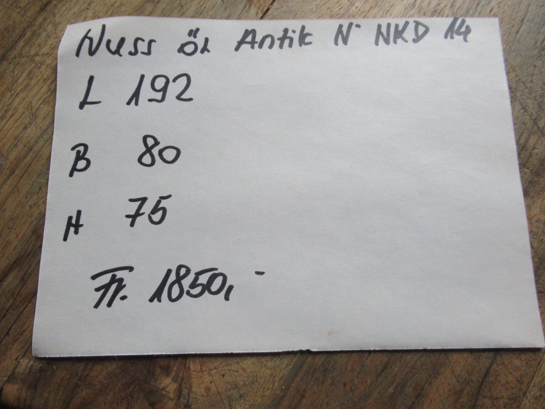 Tavoli: Beizentisch (Nuss/192) – Nuovo (secondo la descrizione) da Berg SG venduto da Pizza58 8