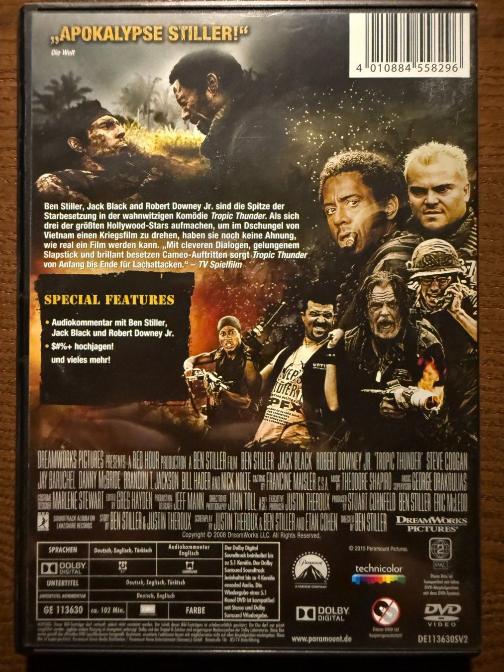 Tutti i DVDs: Tropic Thunder – Usato da Zürich venduto da FilmFreunde 1