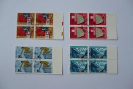 1985 Sondermarken I SBK 711 - 714 4er-Blocks ET