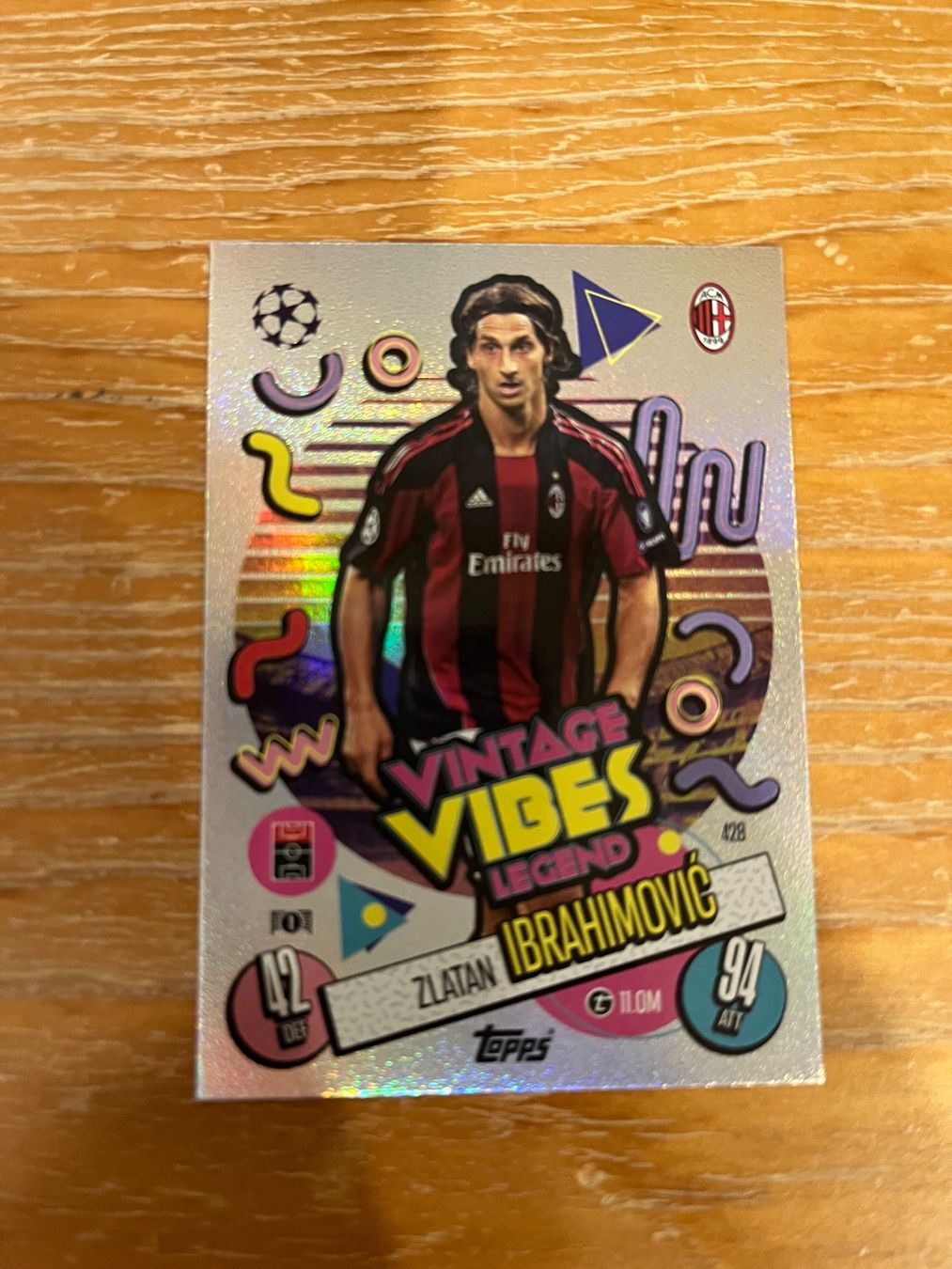 Topps Carte collezionabili: Zlatan Ibrahimovic Vintage Vibes – Usato da Balzers venduto da jos_6r9r