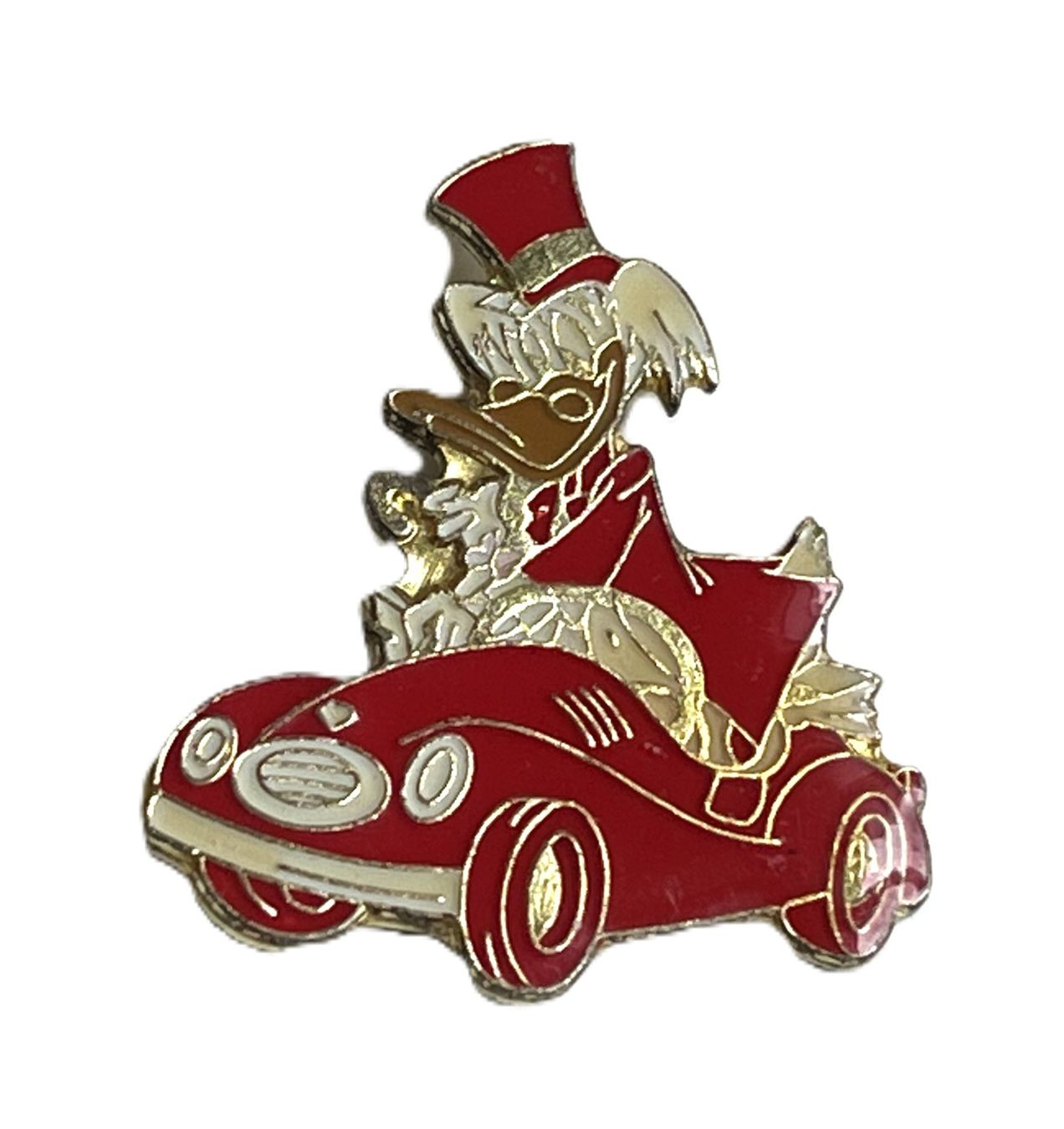 Disney Placchette & Badge: Pin Dagobert Duck Auto – Usato da Kriens venduto da TSCH1