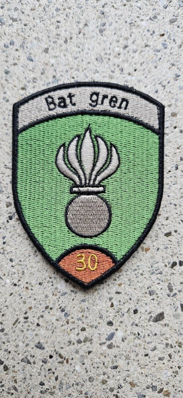 Schweizer Armee Placchette & Badge: *** Badge Grenadier mit klett *** – Nuovo e nell'imballaggio originale da Riedholz venduto da fr_sIruP