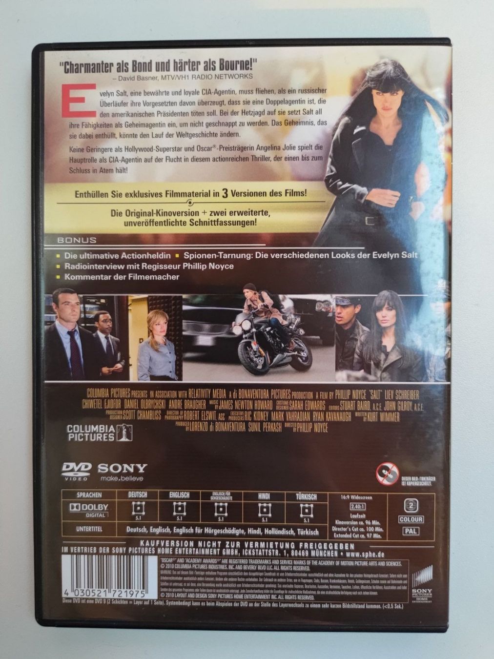 Tutti i DVDs: SALT – Usato da Liestal venduto da Kratzilla 2