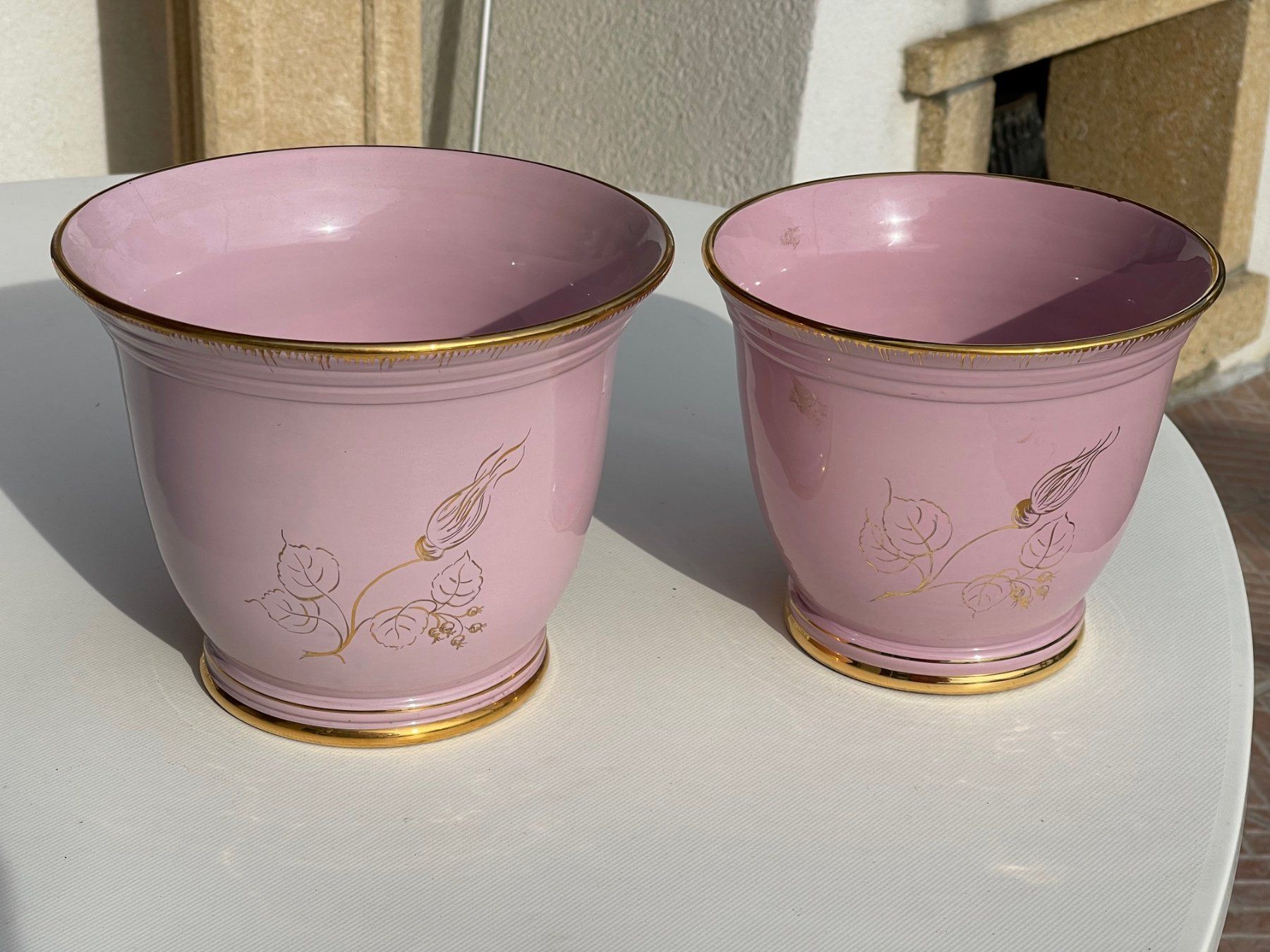 Vasi per fiori: 2 SUPERBES CACHE-POTS – Nuovo (secondo la descrizione) da La Croix (Lutry) venduto da Sporades 2