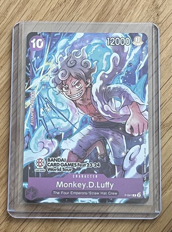 one piece gear 5 card game ONE PIECE CARD GAME OP05-119 SEC Parallel Monkey D. Luffy GEAR5 main image 0