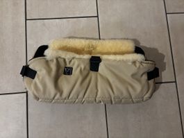 Kaiser Kinderwagen Handwärmer Lammfell beige Zustand gut