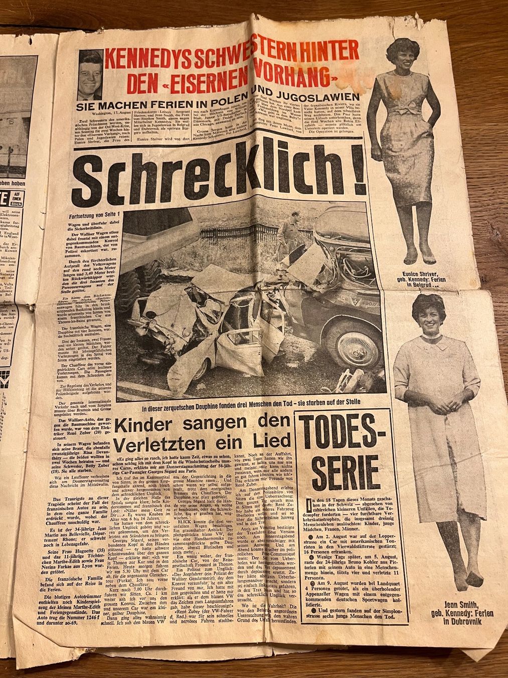 Riviste & Magazine: Blick Tageszeitung 18. August 1961 – Usato da Spiez venduto da _silvio_99 2