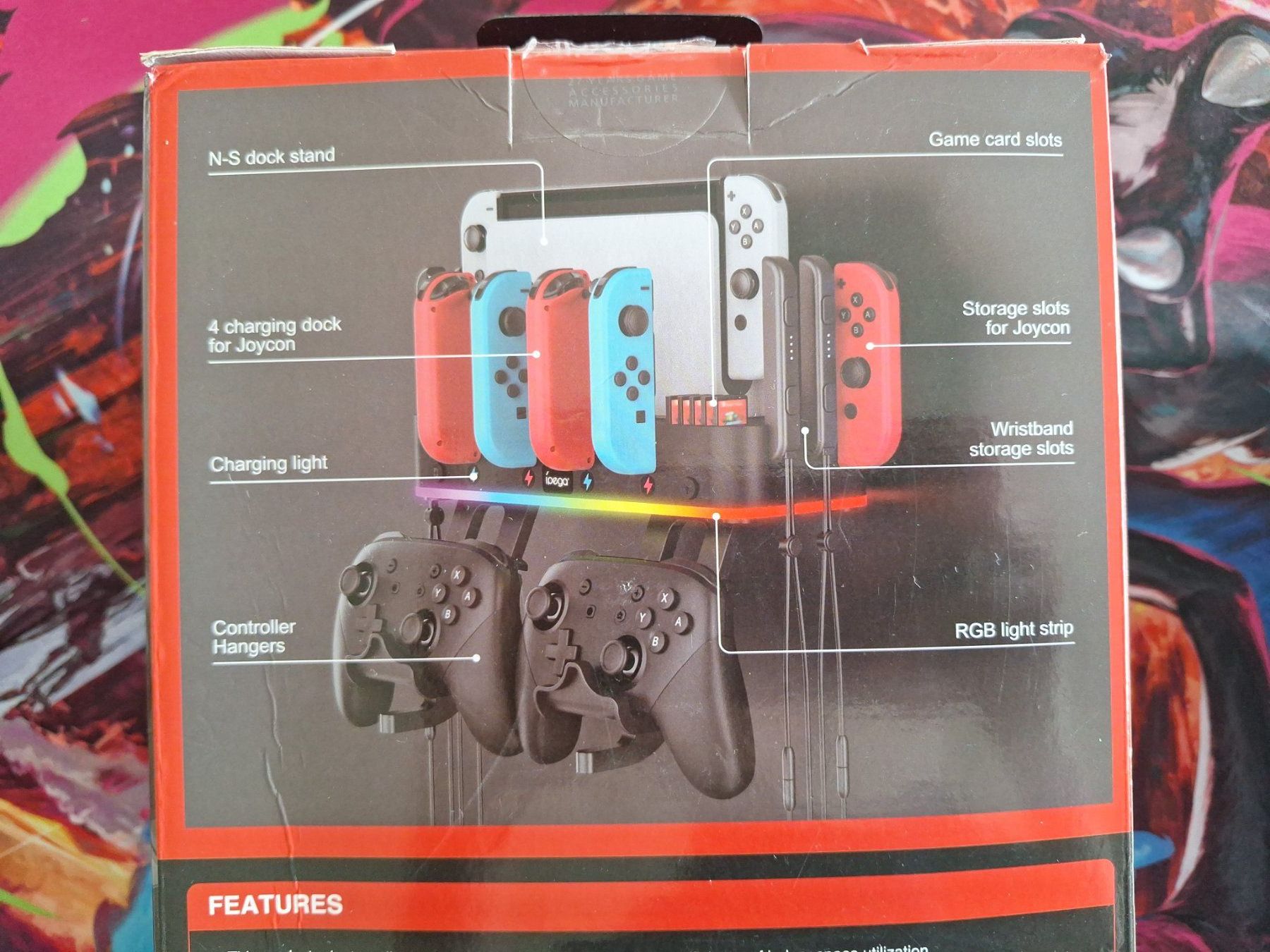Docking station: Nintendo Switch - Wandhalterung Ladestation Charging Dock – Nuovo (secondo la descrizione) da Altstätten SG venduto da GGsGameshop 2