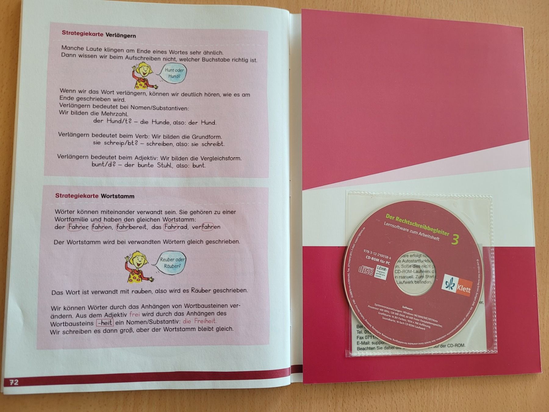 Bücher: Der Rechtschreibbegleiter 3, mit Lernsoftware. Klettverlag – Neu (gemäss Beschreibung) aus Winkel von Tongabonga 5