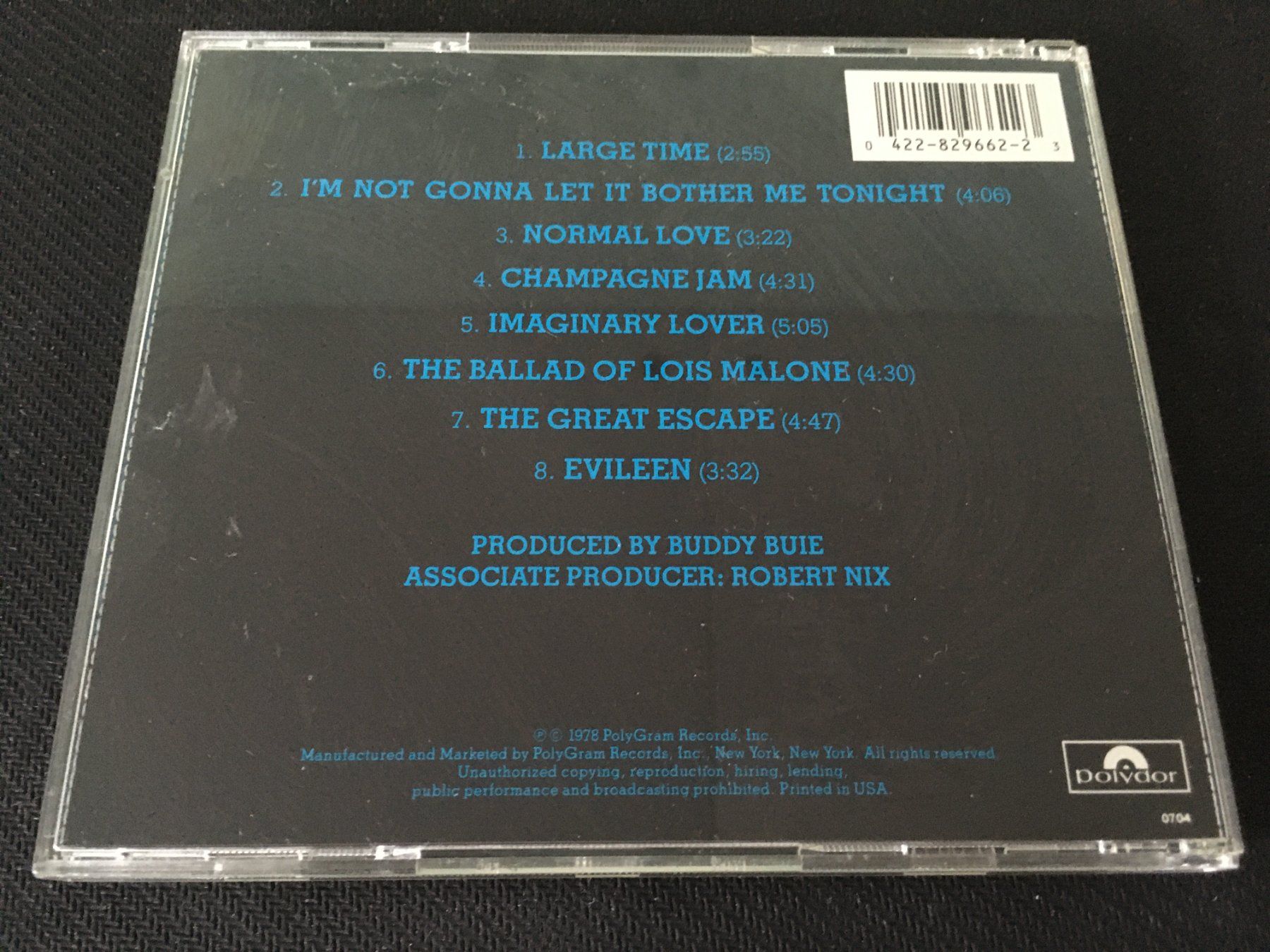CD: Champagne Jam - Atlanta Rhythm Section -CD- – Usato da St.Gallen venduto da MedienJoe 2