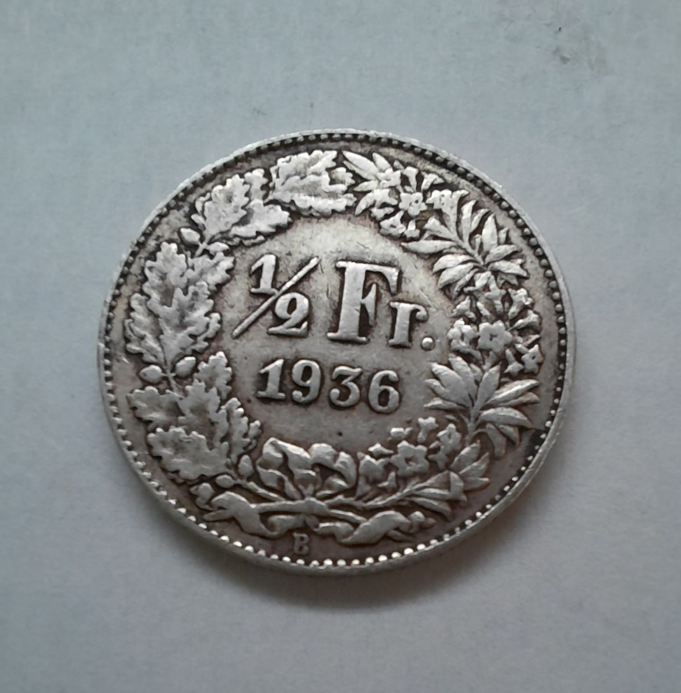 Toutes les monnaies: 1/2 Franken Silber 1936 – D'occasion à Bremgarten AG par cec_5nzz