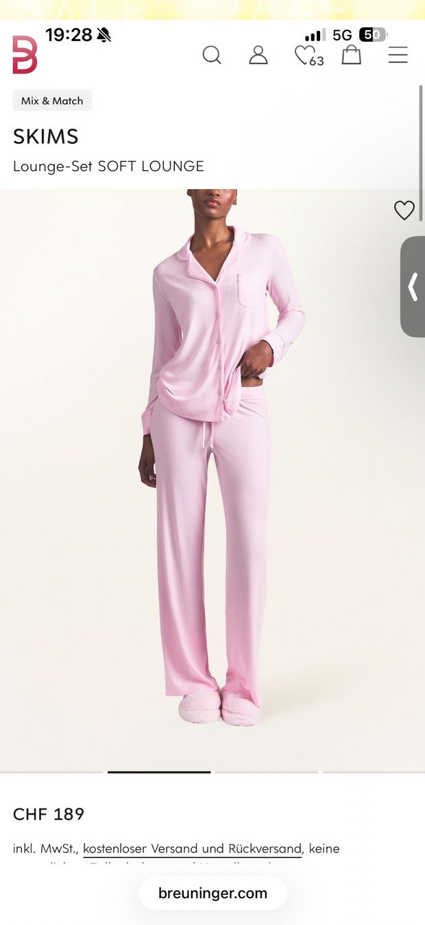 Skims Negligees & Pyjamas: Skims Pyjama Rose – Gebraucht aus Bottmingen von Itsclaire 7