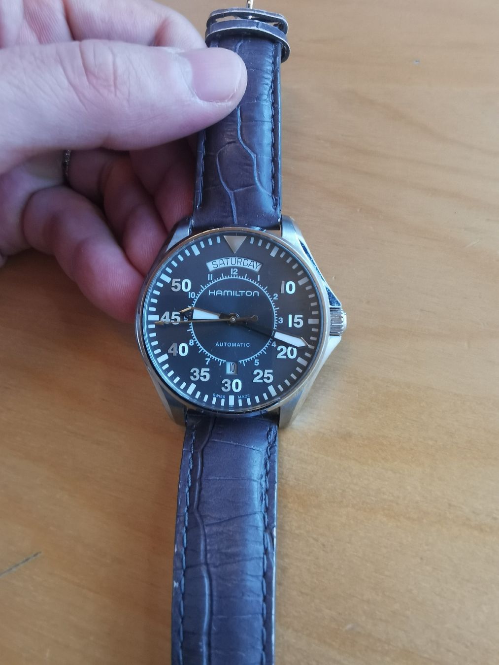 Hamilton Orologi: Hamilton Khaki Aviation Pilot Day Date Auto – Usato da Wetzikon ZH venduto da mau_m2bm