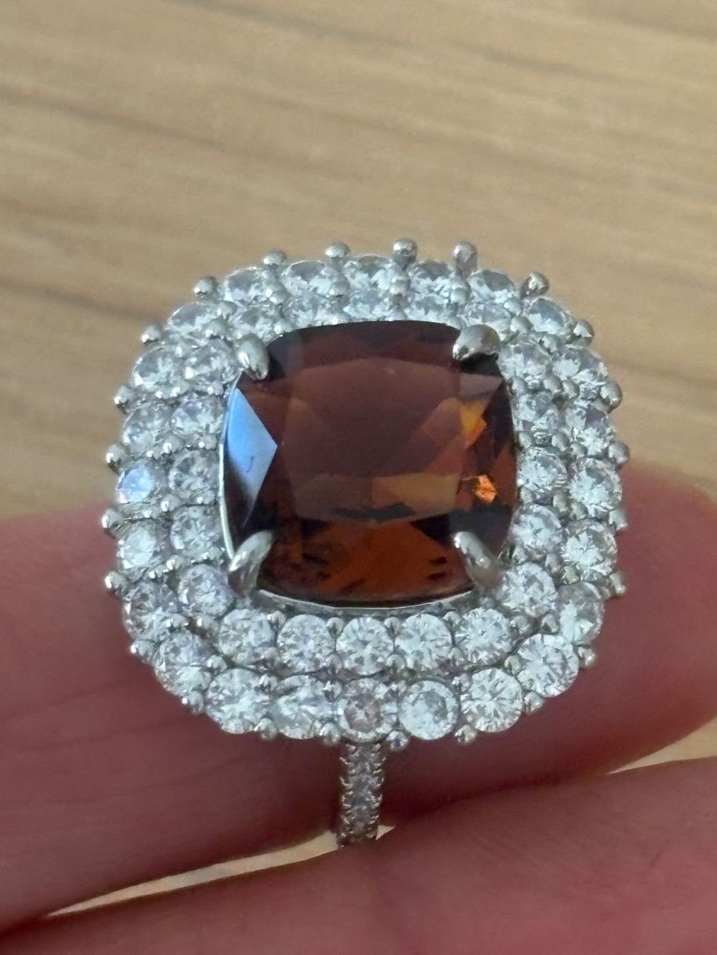 Ringe: Luxus Elegante Gr.19/9 Ring Farbe: Silber /Braun /Weisd – Neu (gemäss Beschreibung) aus Biel-Bienne von Roserosse13 3