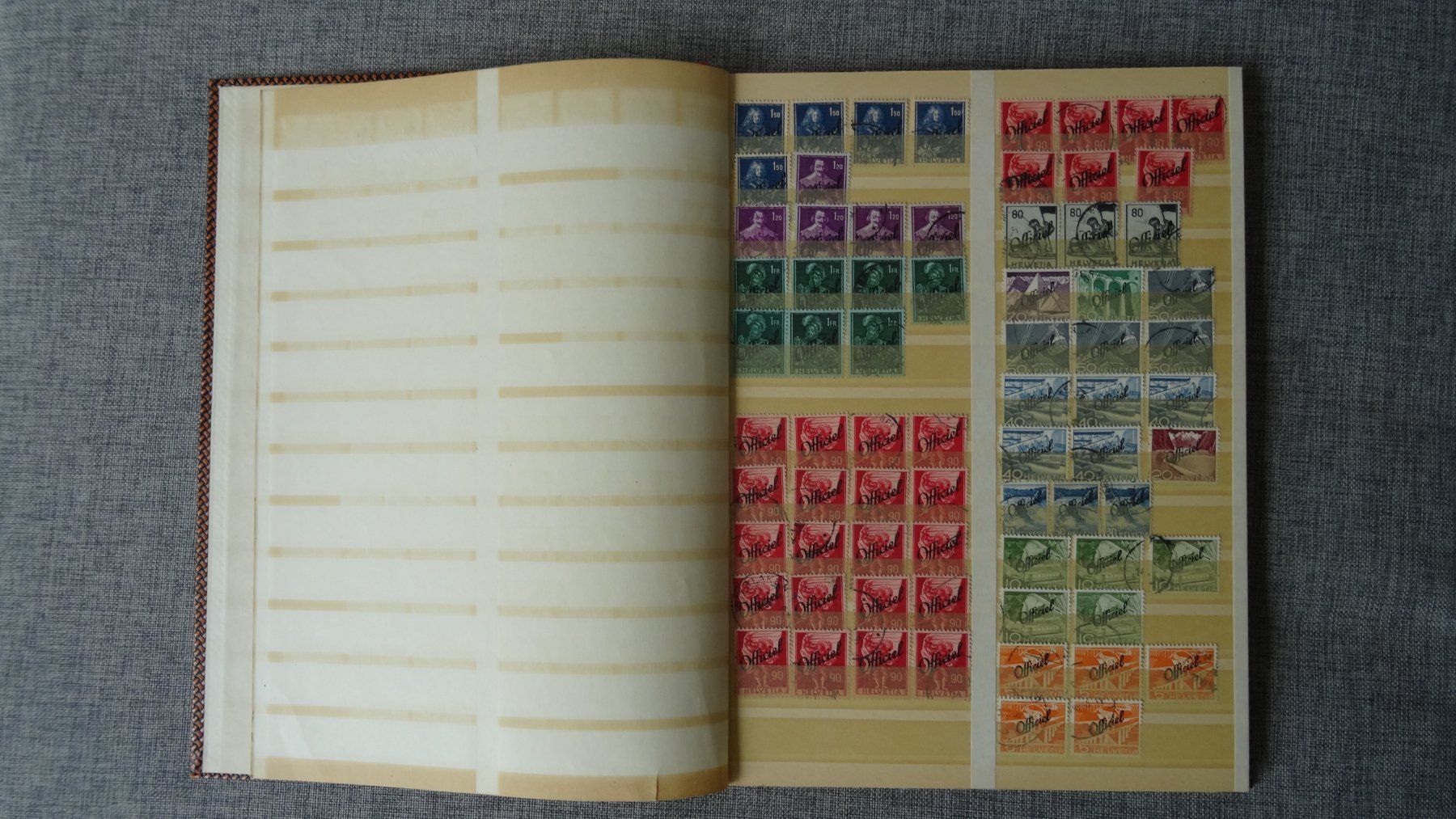 Tutti i francobolli: Briefmarkenalbum Schweiz – Usato da Cham venduto da brire87