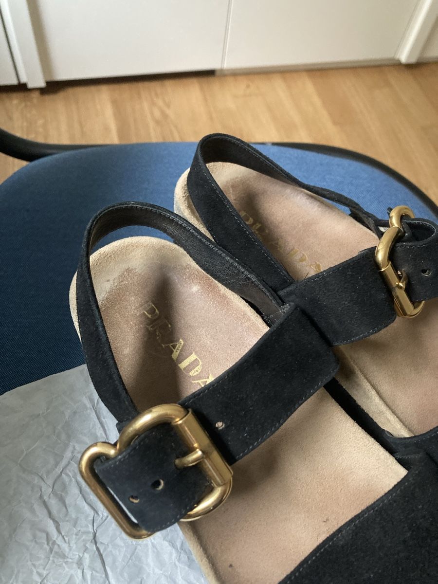 Prada Scarpe da donna: Black Prada wedge sandals, size 38 – Usato da Zürich venduto da mar_yb5j 6