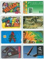 8 Telefonkarten Südafrika