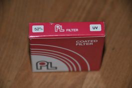 Coated Filter - PL Filter - UV - 52 mm