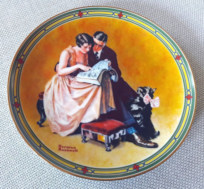 Norman Rockwell Knowles Bradex assiette | Acheter sur Ricardo