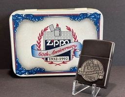 Collectable 1992 COTY Zippo "60th Anniversary" Unused