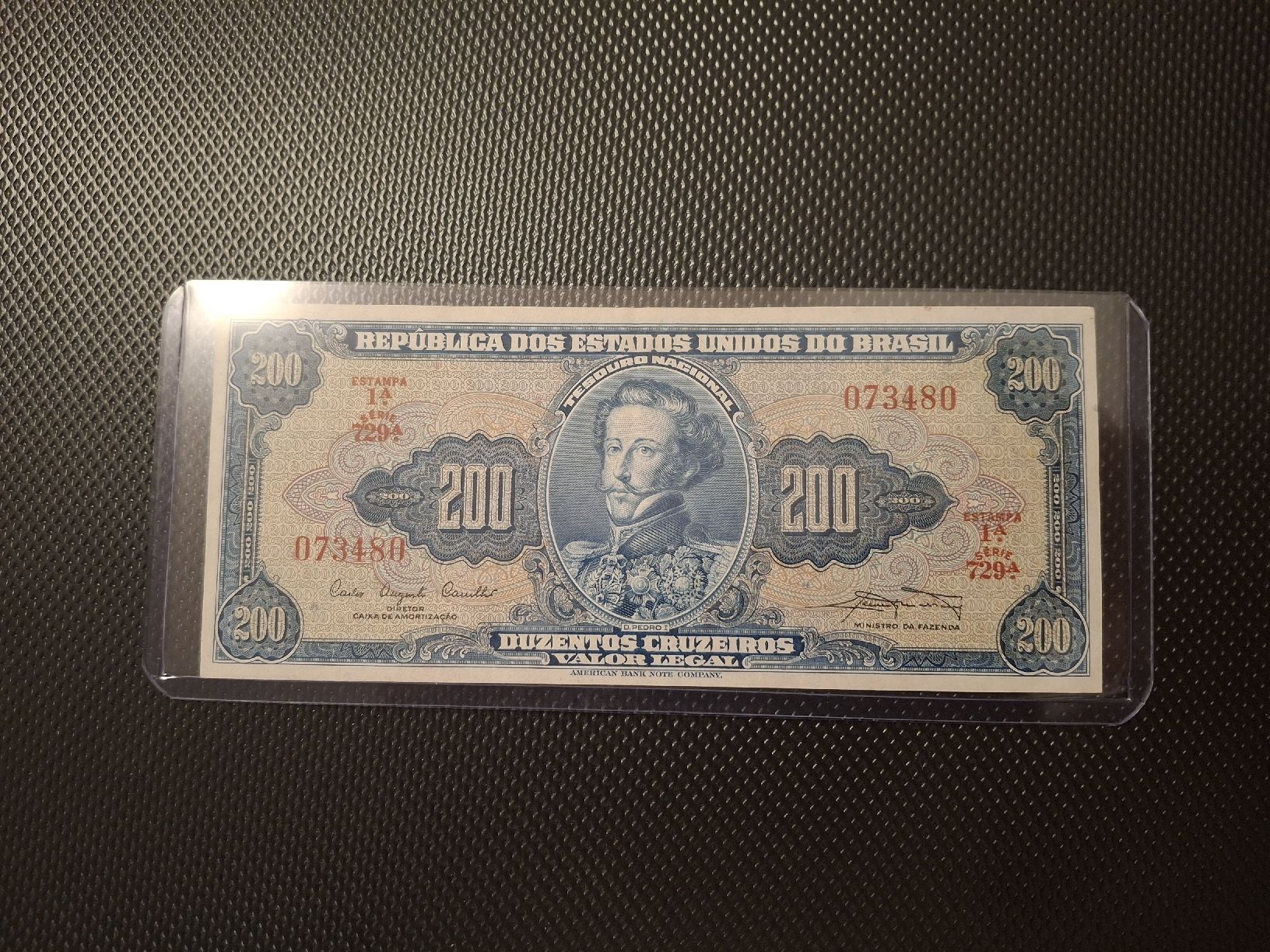 Banknoten: Brasil 200 Cruzeiros Banknote – Gebraucht aus Geroldswil von Antica01 1