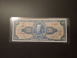 Brasil 200 Cruzeiros Banknote