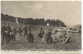 MILITÄR Schweiz. Armée - Artillerie kampfbereit