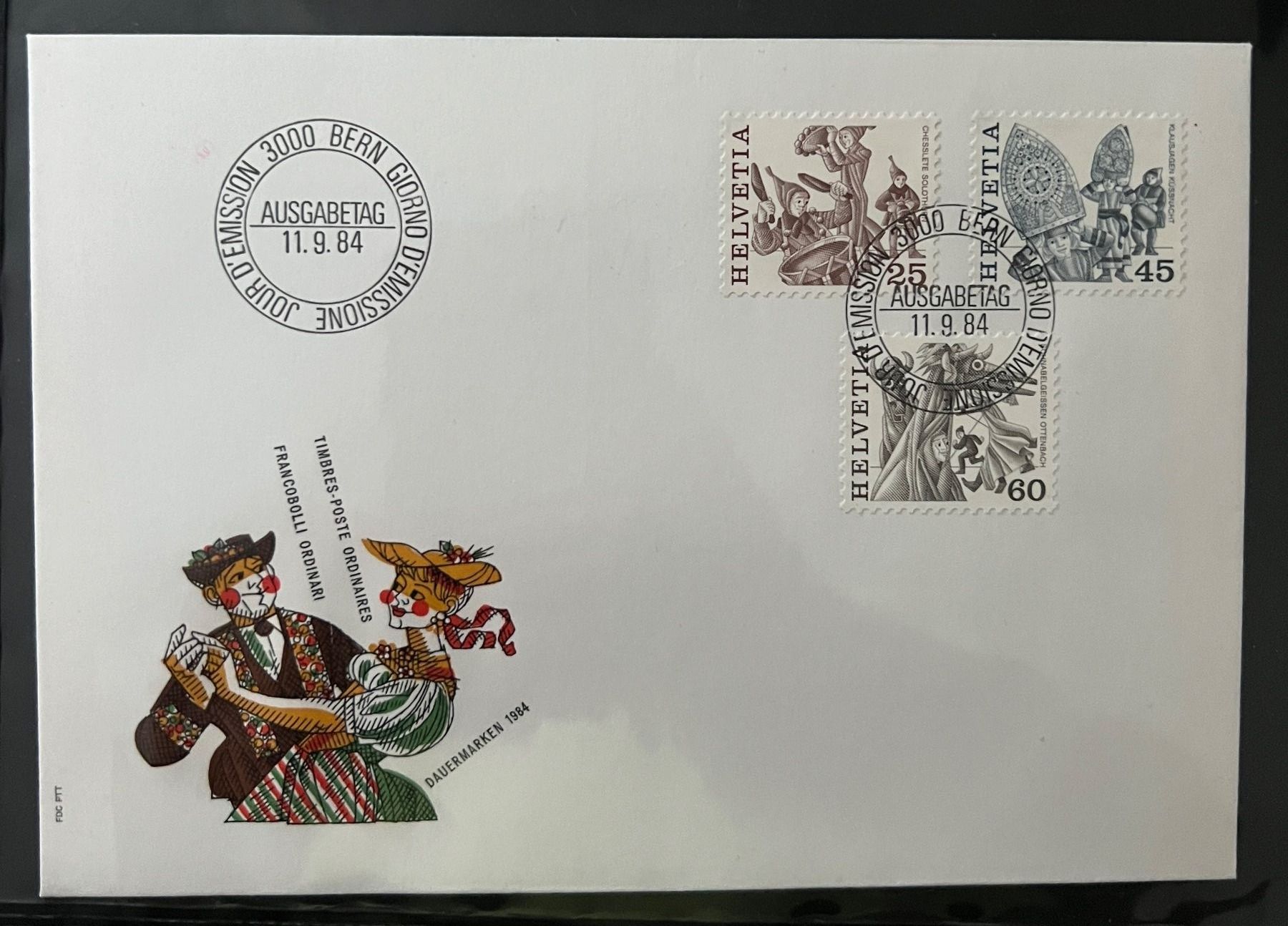 Alle Briefmarken: Erstagsbrief 1984 – Gebraucht aus Rotkreuz von Parcore