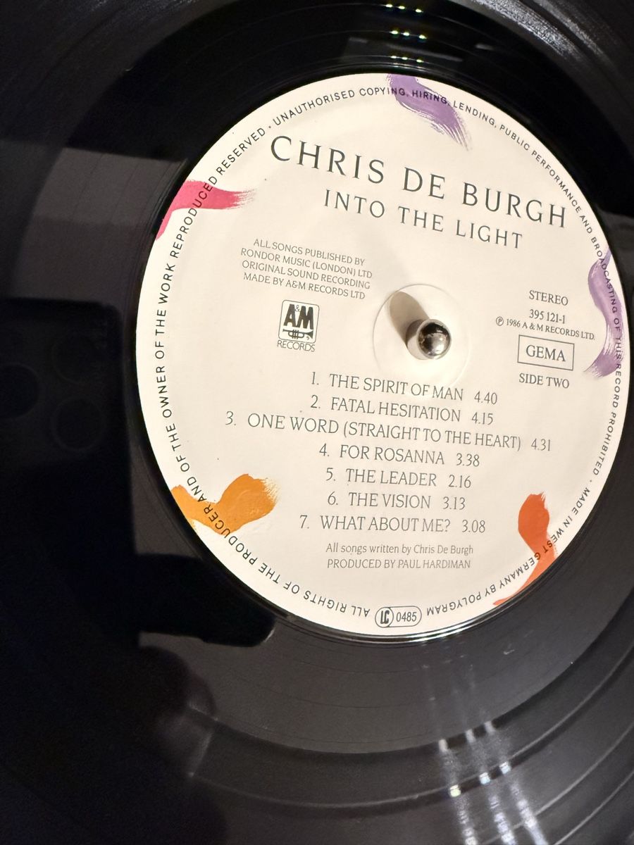 Schallplatten: Chris De Burgh Into The Light LP Schallplatte – Gebraucht aus Goldach von Donpancho 5