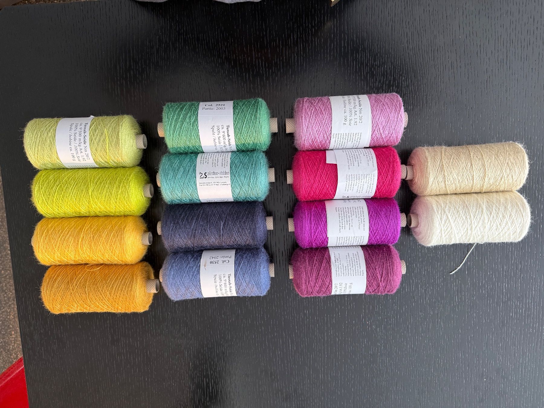 Webrahmen: Webstuhl Material Tussah Seide – Neu (gemäss Beschreibung) aus Bern von Khadi61