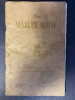 Betriebsanleitung Sunbeam Alpine Serie IV 1963 Handbuch