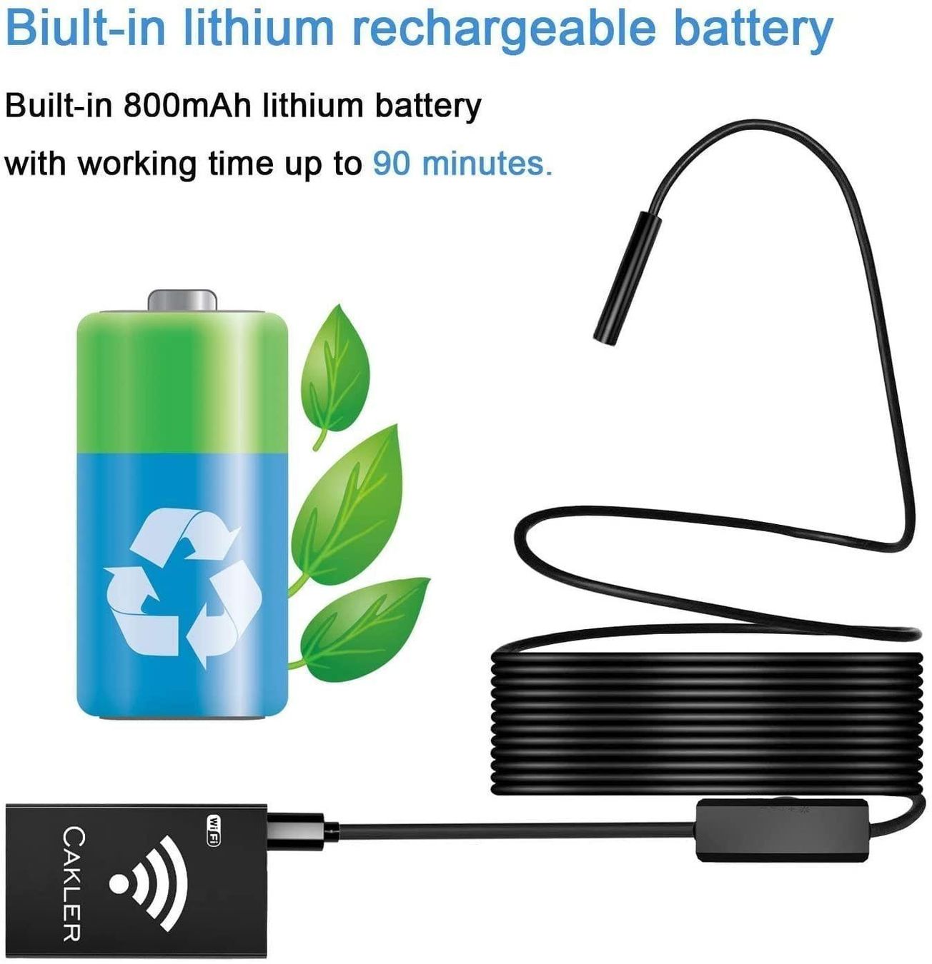 Fotocamera: WiFi Endoskopkamera 2.0 Megapixel – Nuovo e nell'imballaggio originale da Winterthur venduto da b-mem 2