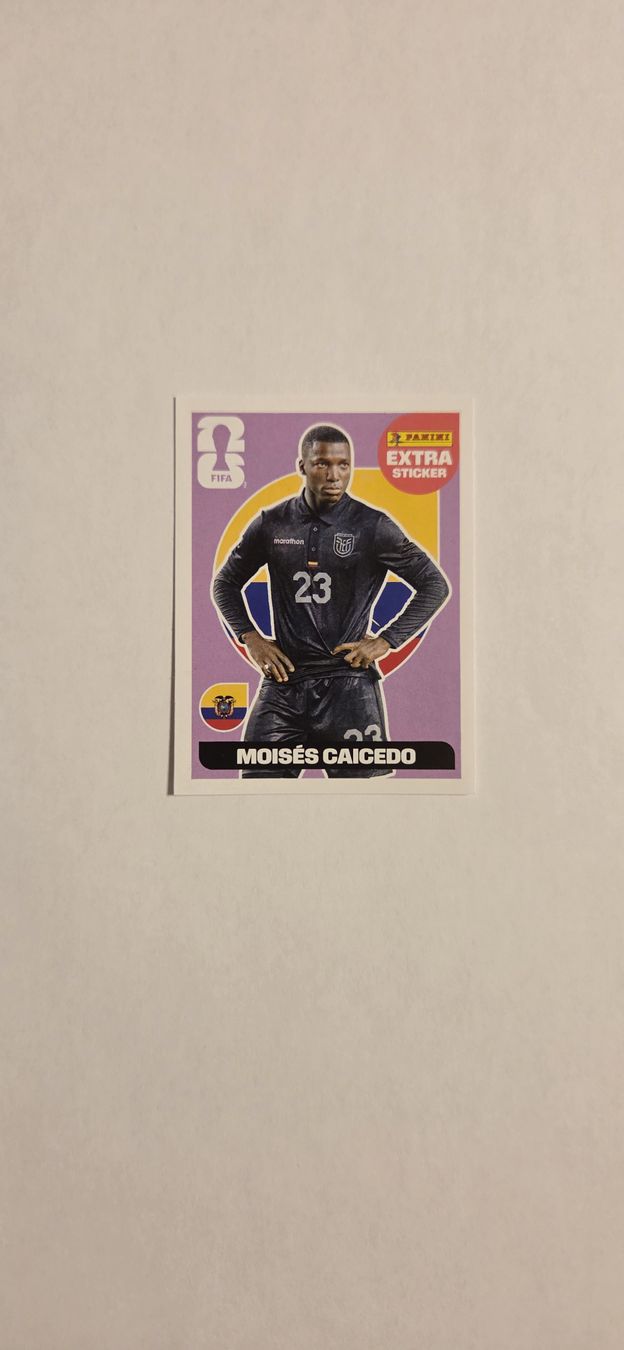 Panini Sammelbilder & Trading cards: panini 2026 EXTRA STICKER MOISÉS CAICEDO – Neu (gemäss Beschreibung) aus Lausanne von NIVIDIA2
