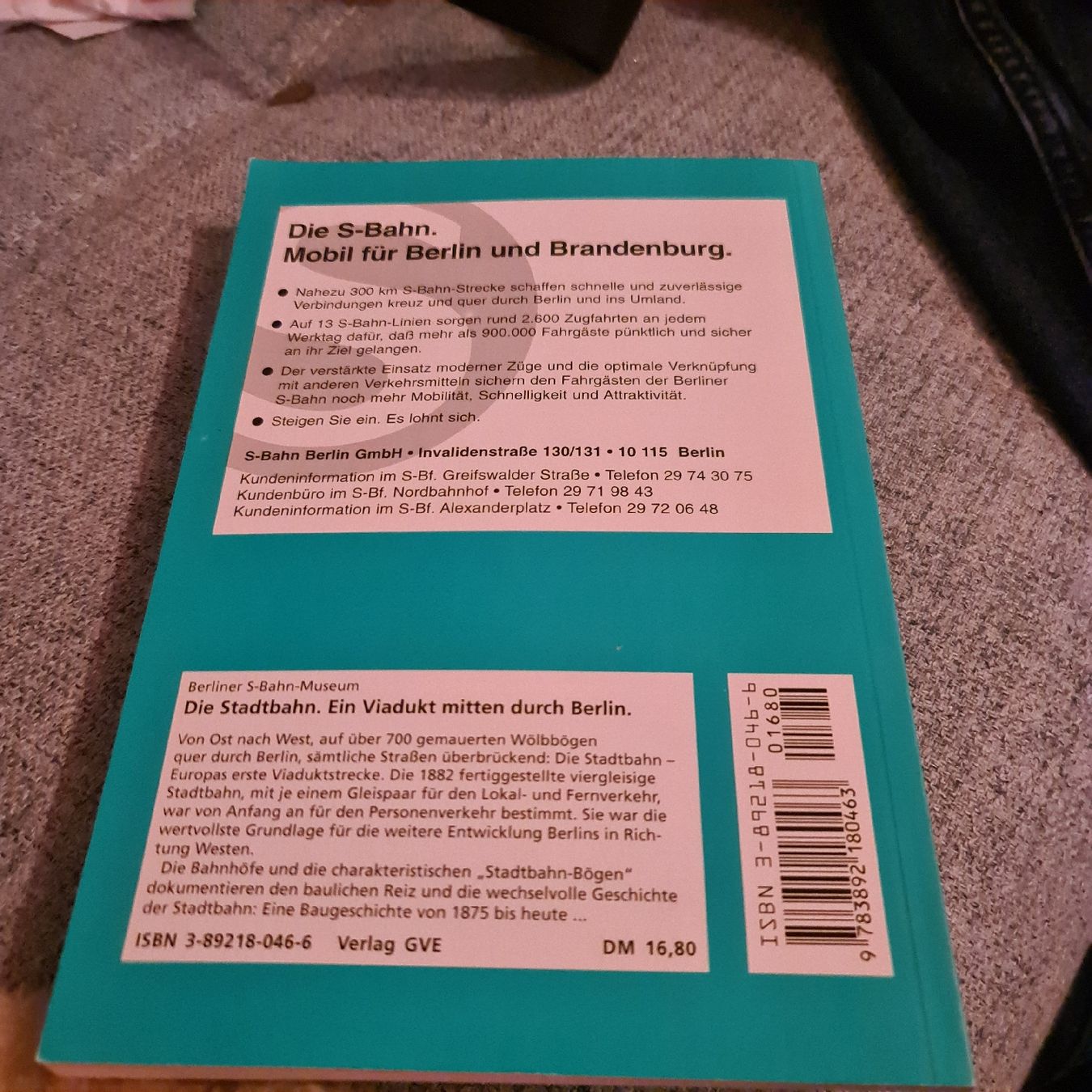 Livres: Berliner S_Bahn_ Museum Gbr – D'occasion à Zürich par jaa_8n7l 1