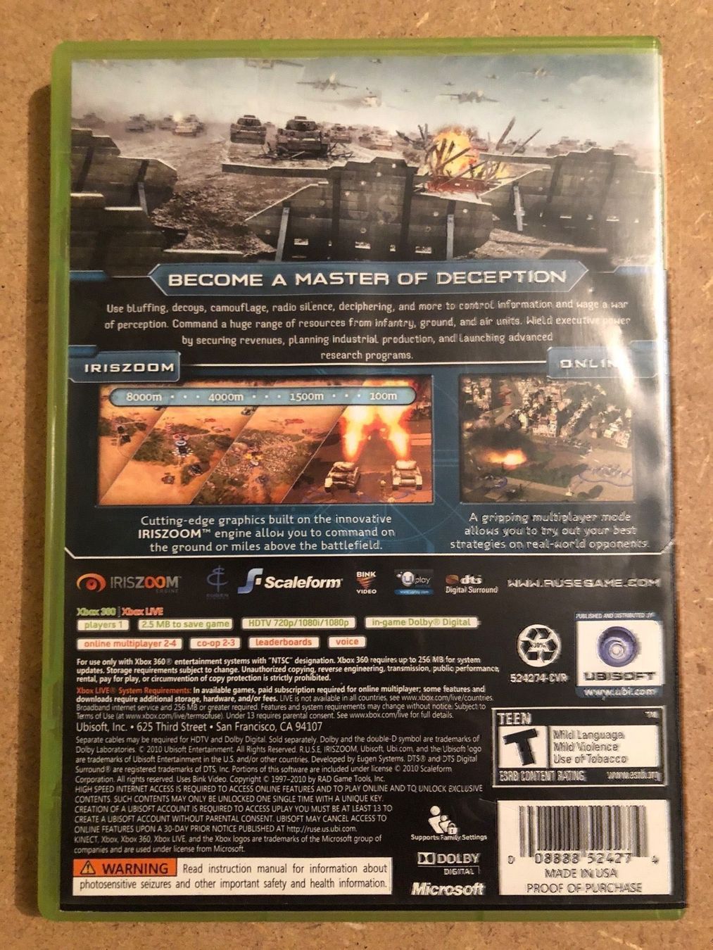Jeux: R.U.S.E. US für Xbox 360 – D'occasion à Kestenholz par Mad18 1
