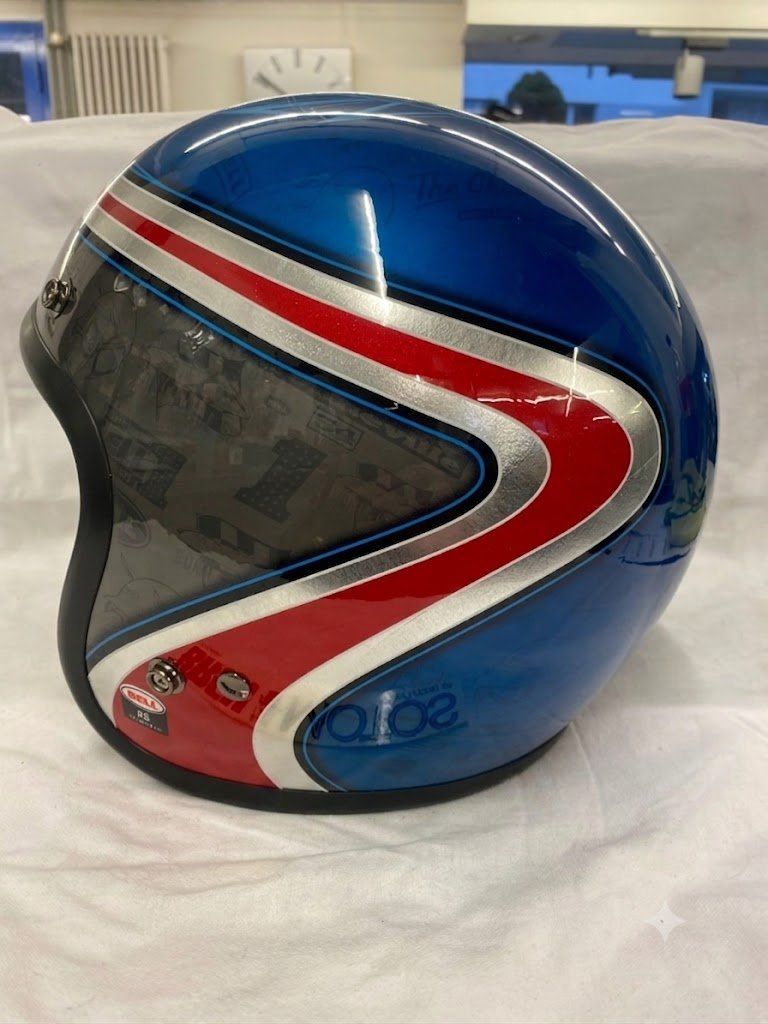 Bell Caschi & visiere: Custom Jethelm Grösse XS, einzigartig! Marke Bell – Nuovo (secondo la descrizione) da St.Gallen venduto da oehlins 3