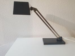 Vintage Tischleuchte Pfäffle dunkelgrau