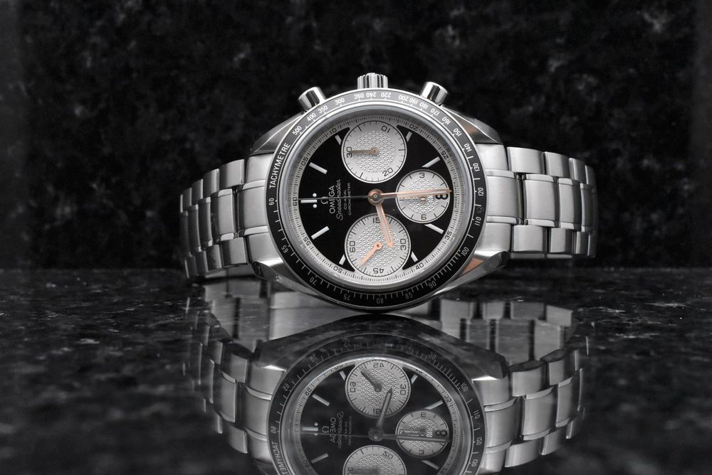 Omega Speedmaster Racing Date 40 Co Axial Panda Dial | Kaufen auf Ricardo