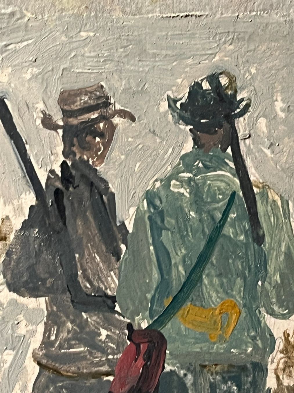 Dipinti: Walter Schneider - Jagdszene handsigniert – Usato da Basel venduto da Kaffee_und_Kunst 1