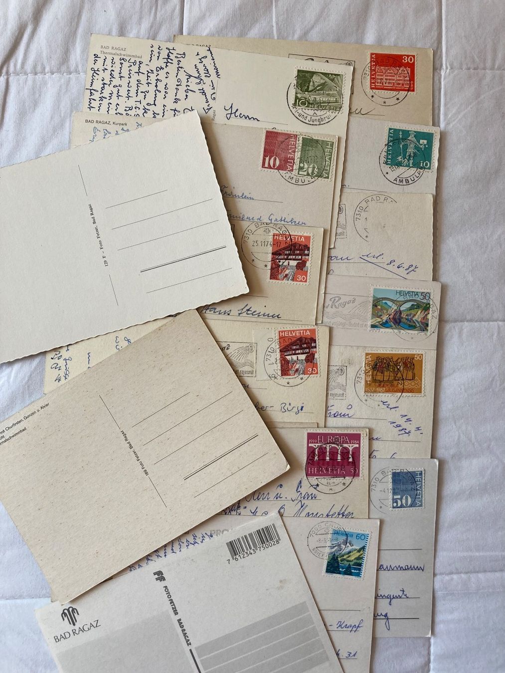 Cartoline postali: 16 AK Bad Ragaz – Usato da Zürich venduto da Tolima194 6