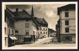 Sursee, Strassenpartie mit Geschäften i