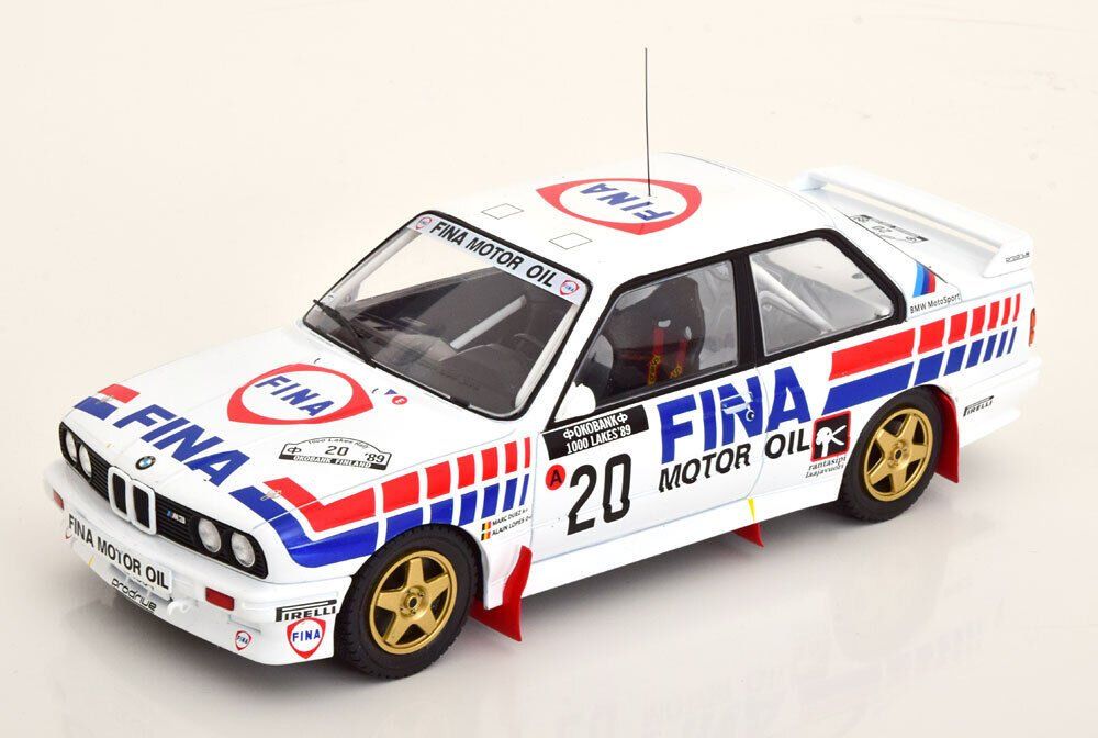 Miniature BMW E30 M3 1989, IXO, échelle 1/18, Boîte Usée, Occasion