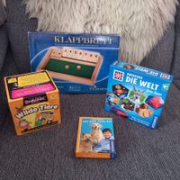 Tolles 4-teiliges Spiele Set Brainbox Wilde Tiere Entdecke