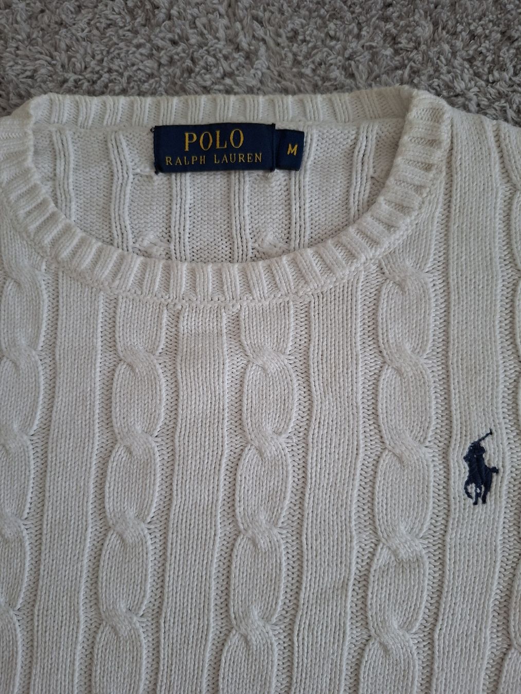 Ralph Lauren Magliette Polo: Pull Polo Ralph Lauren coton blanc taille M – Usato da Renens VD venduto da ser_j2fn 6