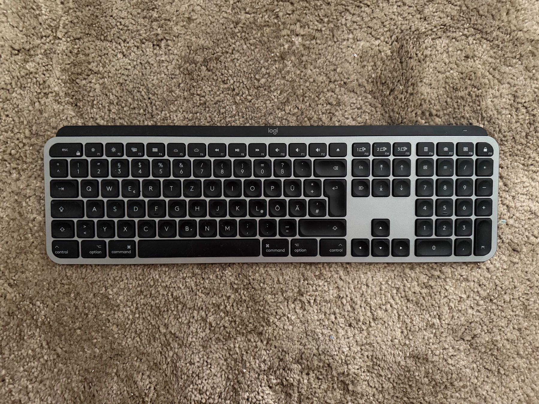 Logitech Tastaturen: Logitech MX Keys for Mac (DE, Wireless) – Gebraucht aus Zürich von pjwolf