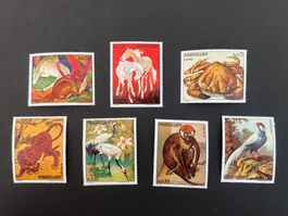 Motivmarken Tierbilder Paraguay ** (B641)