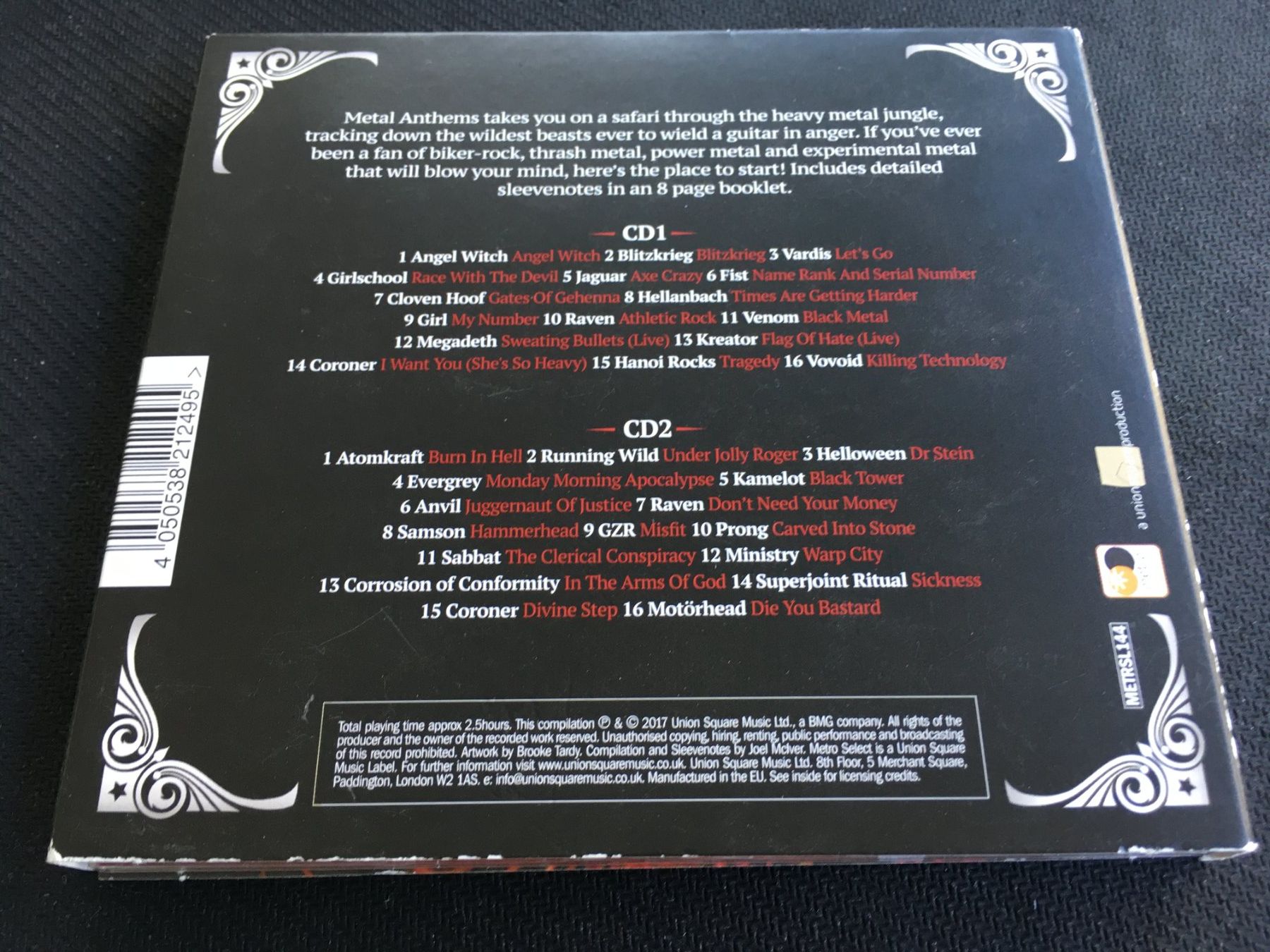 CD: Metal Anthems -CD- 2cd – Usato da St.Gallen venduto da MedienJoe 2