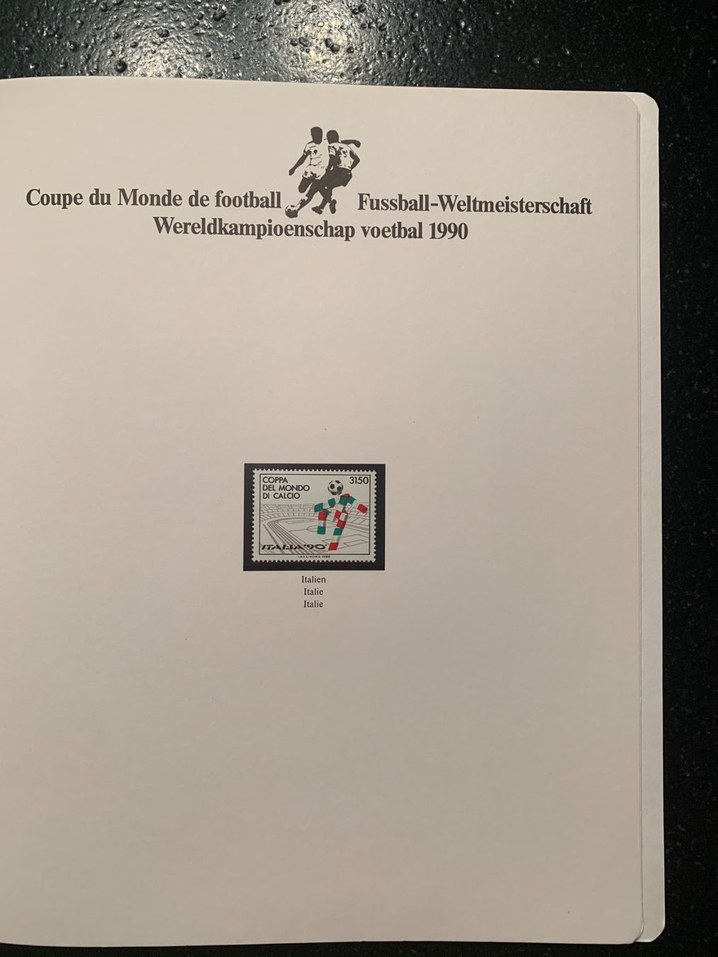 Tutti i francobolli: Dépliant Mundial Italie 1990 – Usato da Les Breuleux venduto da Jboju 3